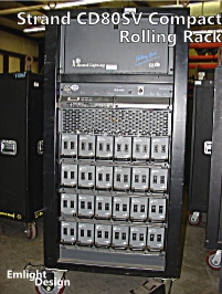 Strand Lighting CD80SV Compact Rolling Dimmer Rack